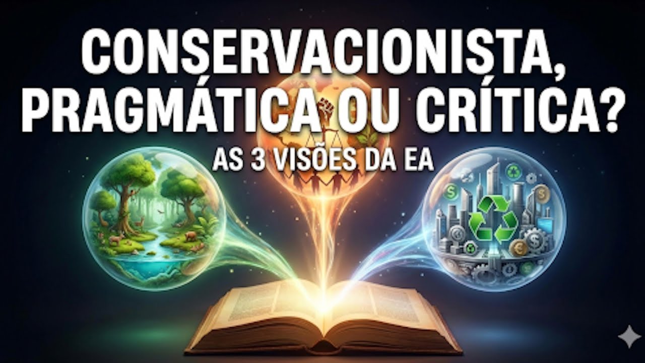 Macrotendências da EA: Conservacionista, pragmática ou crítica? As 3 visões