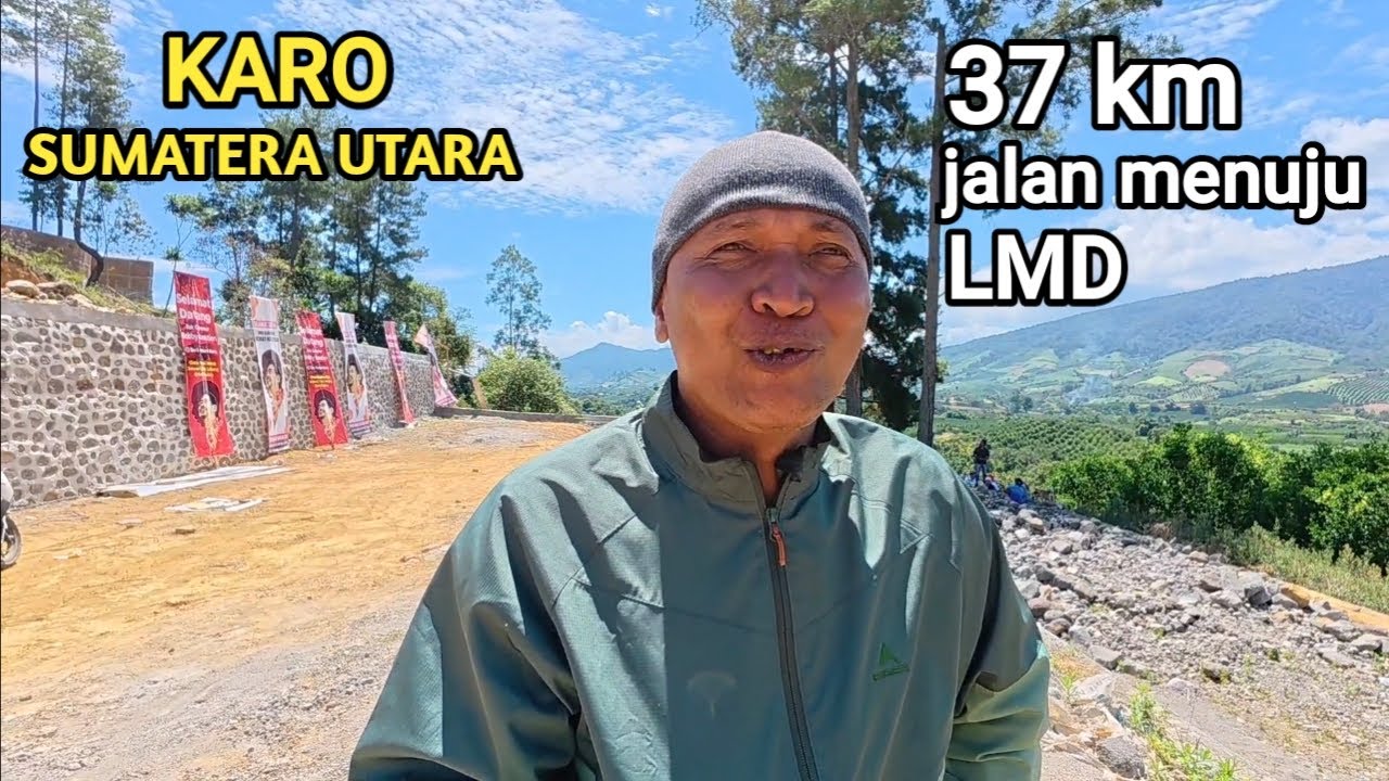MENJELAJAHI JALAN MULUS DAN VIEW INDAH DARI KABANJAHE KE MONUMEN JUMA JOKOWI | KARO | MOTOVLOG.