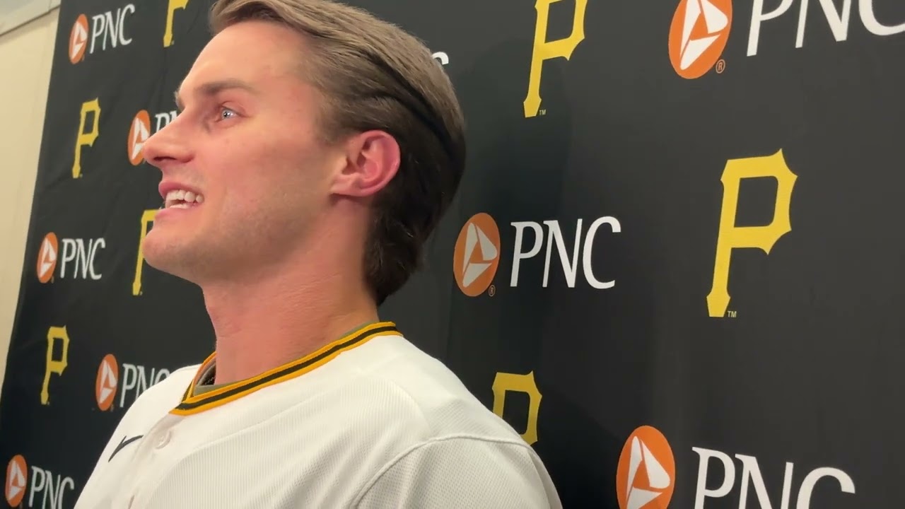 Jake Mangum, Pirates, on first visit to PNC Park