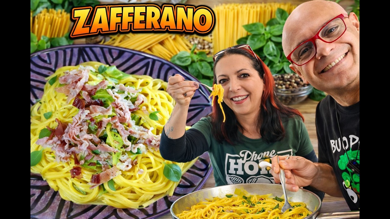 SPAGHETTI allo ZAFFERANO dello  ZIORAPA