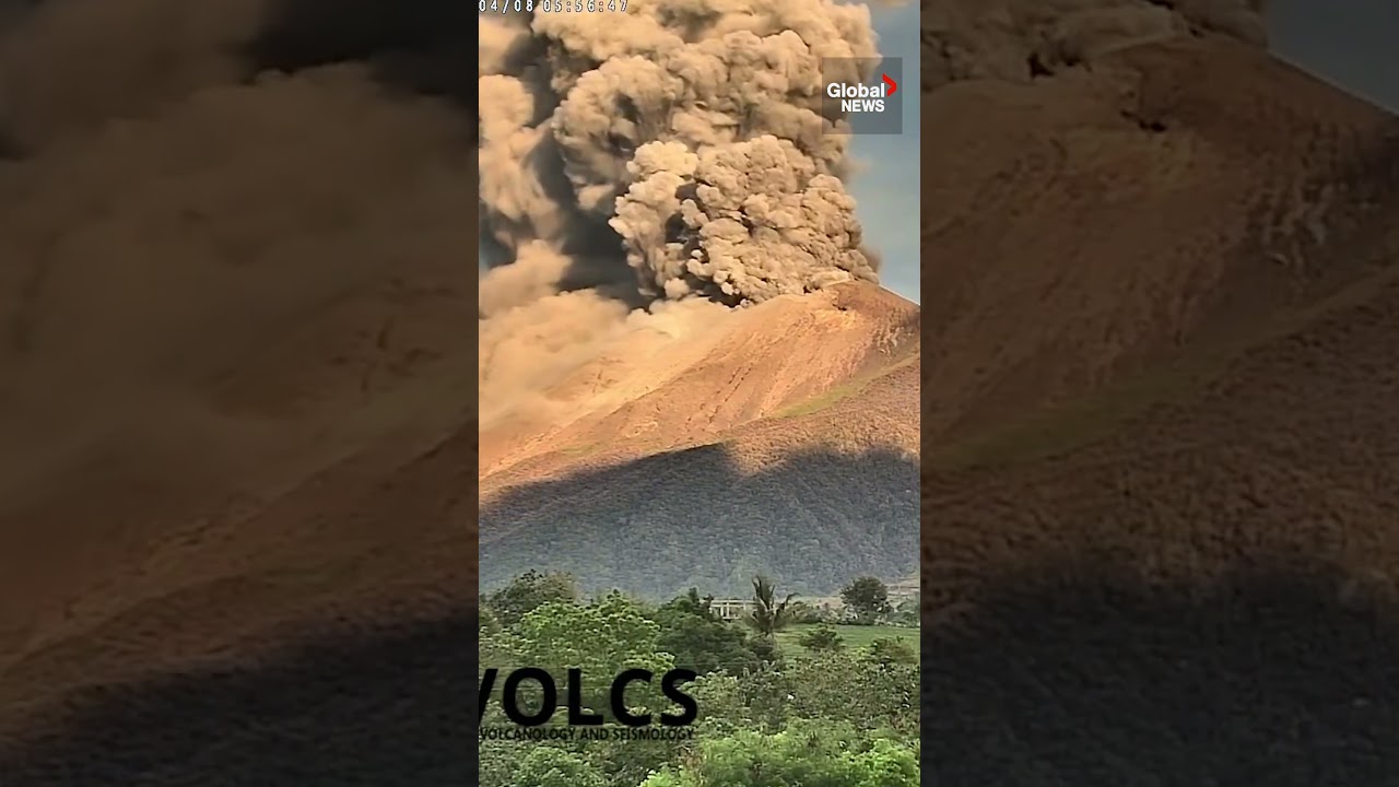 Philippines' Kanlaon Volcano eruption starts fires, forces evacuations of nearby communities 🌋