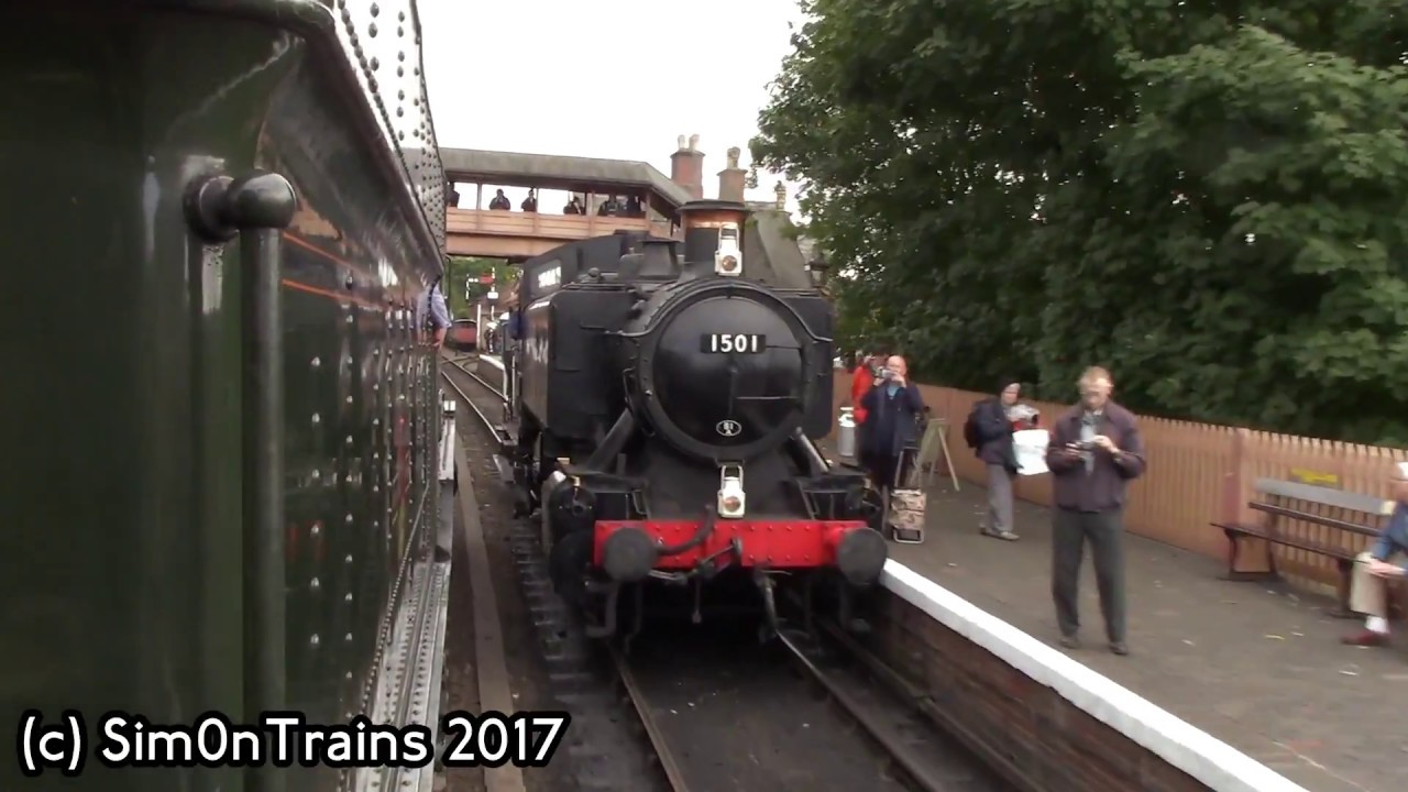 A ride behind BR 7802 Bradley Manor between Arley and Bewdley (22nd September 2017)