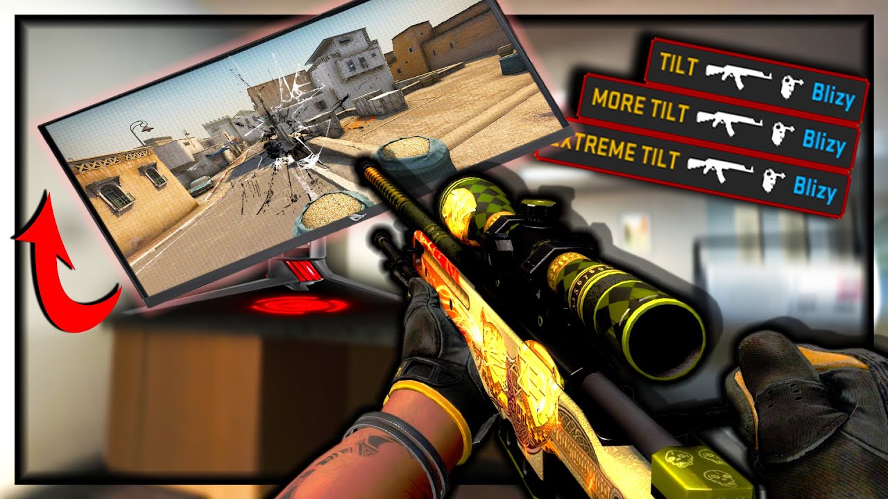 CSGO BUT WHEN I DIE MY MONITOR TILTS!!