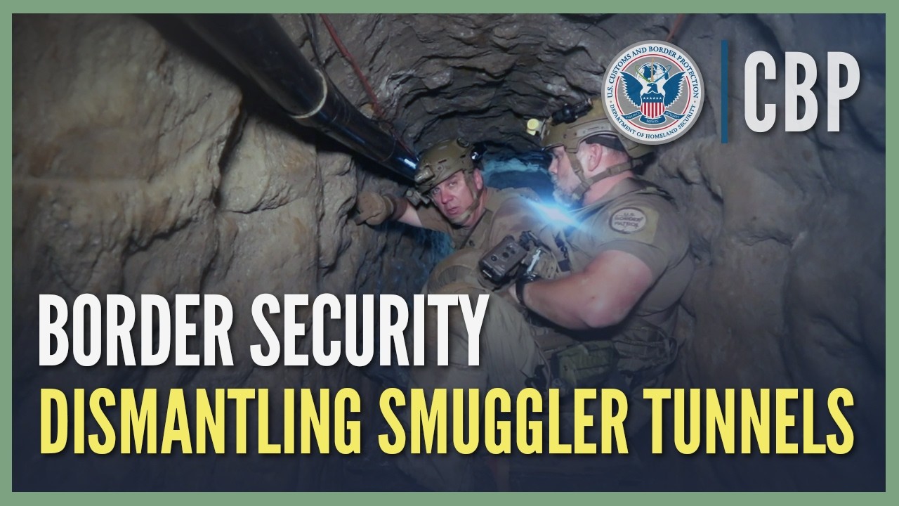 Discovering Hidden Smuggler Tunnels Inside Buildings - Border Security | USBP | CBP