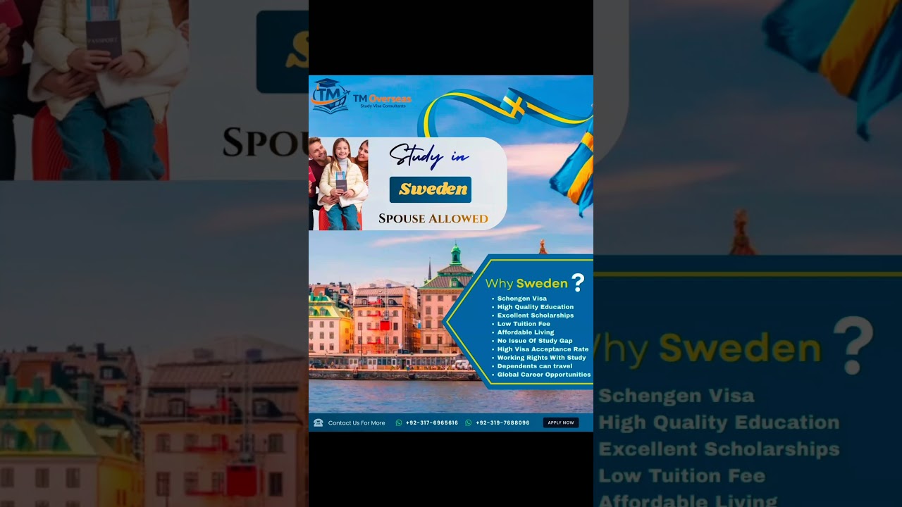 🇸🇪 STUDY IN SWEDEN – APPLY NOW!