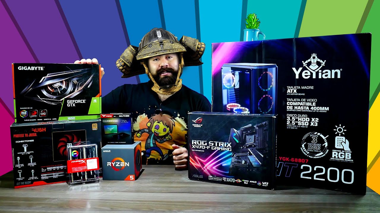 Armado SAMURAI Gaming/Edición ECONOMICO BALANCEADO, Ryzen 5 2600x, Yeyian Knight 2200- Droga Digital