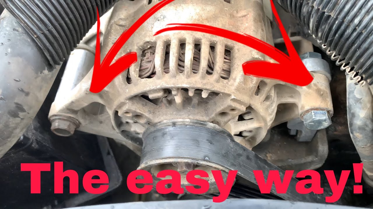 Перемещение генератора Jeep XJ — очень просто
