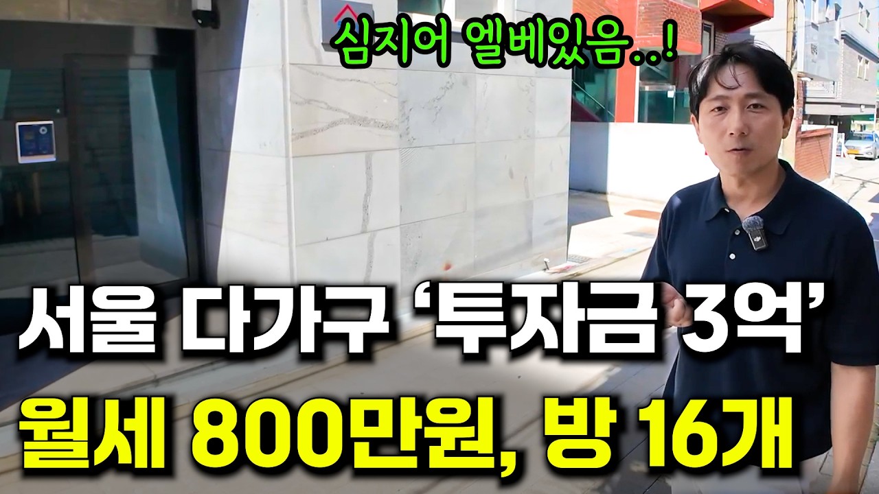이 건물 하나면 은퇴하셔도 됩니다 (소액 다가구)