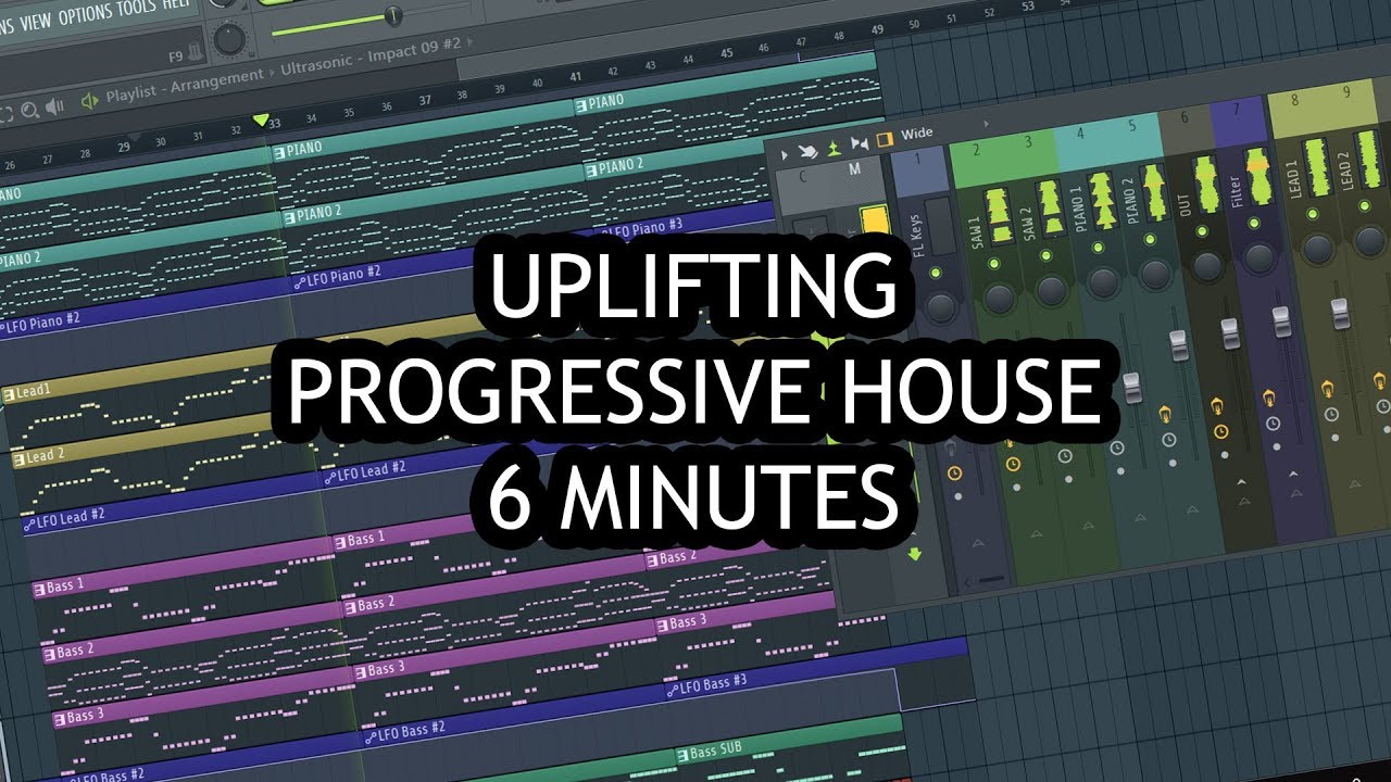 MAKE UPLIFTING MUSIC IN 6 MINUTES [FL STUDIO]