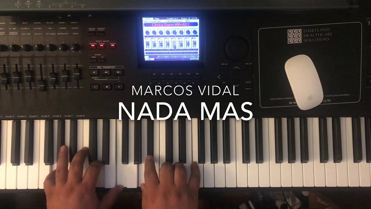 “NADA MÁS” Marcos Vidal - Tutorial en piano