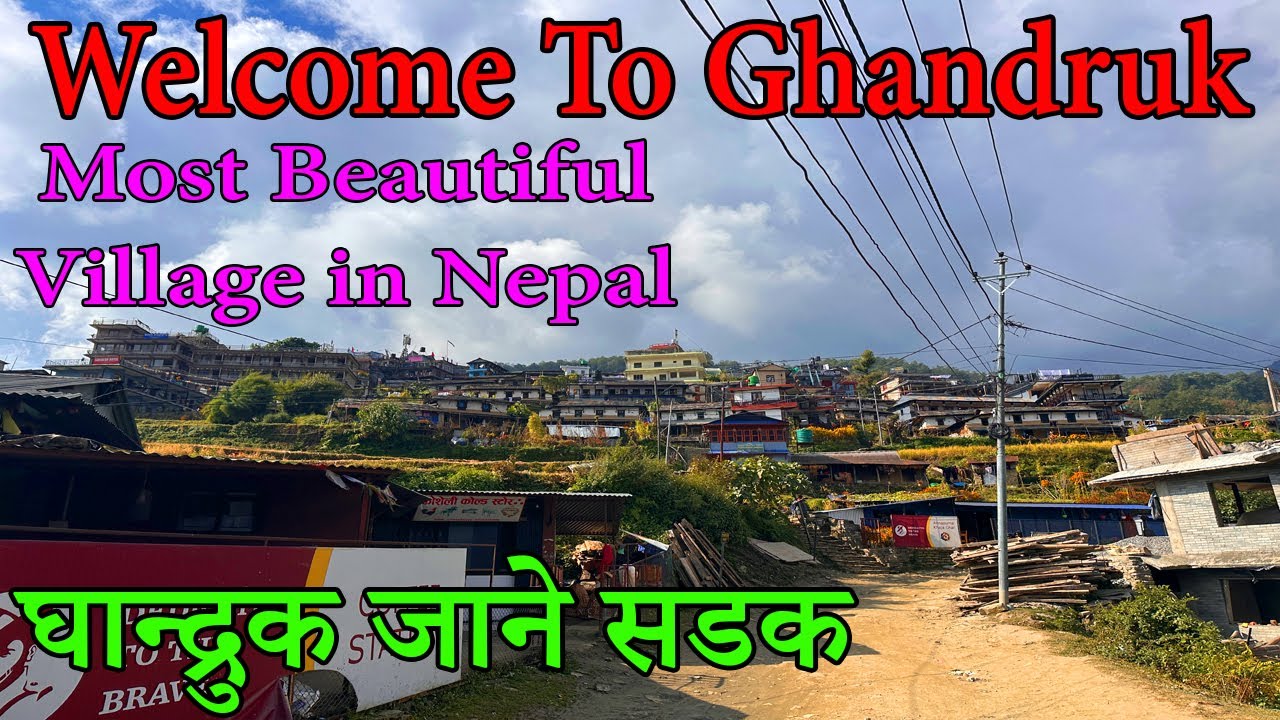 Road To Ghandruk Village | Nanyapul To Gandruk Road Vlog | Most Beautiful Real Pure Village in Nepal