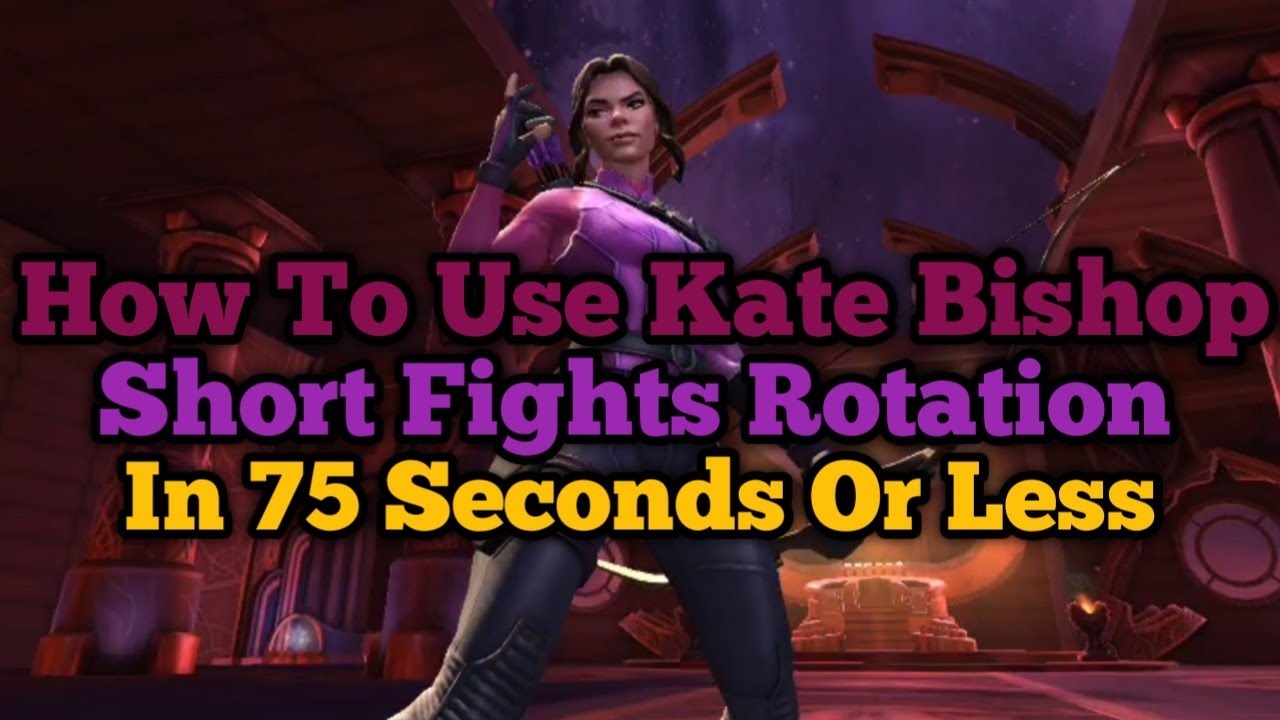 How To Use Kate Bishop MCoC | Short Fights Rotation | One Of The Best DOT Damage