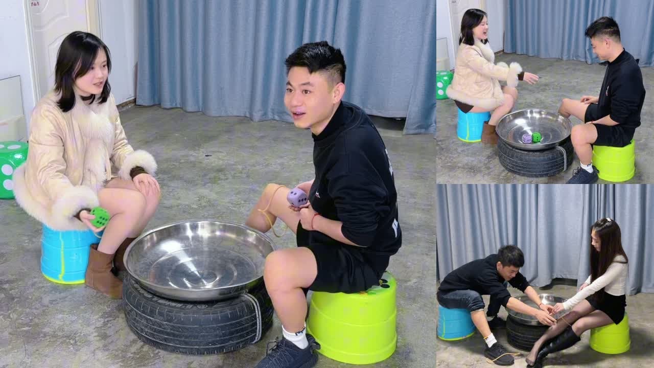 Title: Hilarious Punishment Game! Who is the Sore Loser? 🎲😂 #funny #comedy #prank#funnycompilation