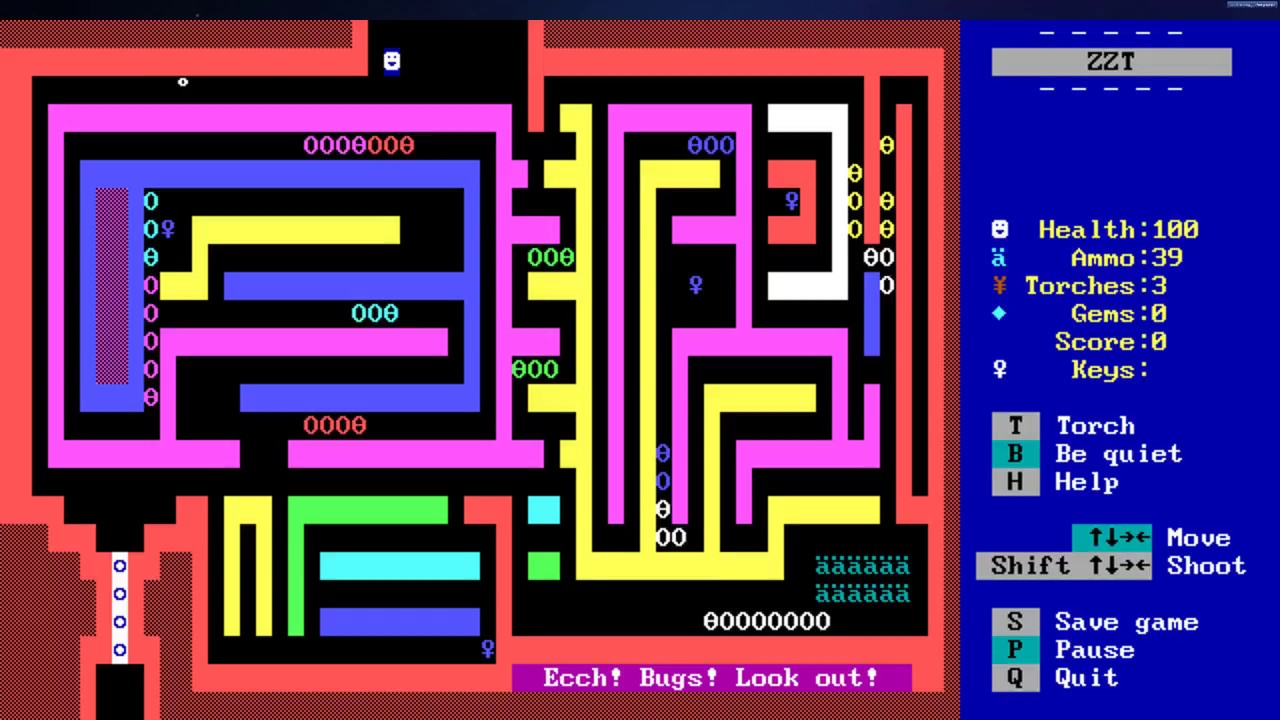 ZZT (MS-DOS 1991 - Epic MegaGames)