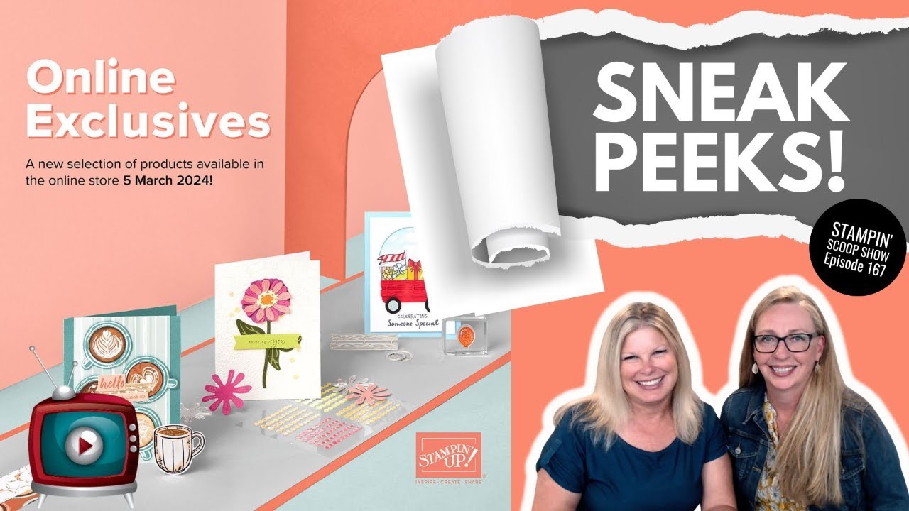 🌟 Sneak Peek of New Online Exclusives on the Stampin' Scoop Show #167 🛍️✨