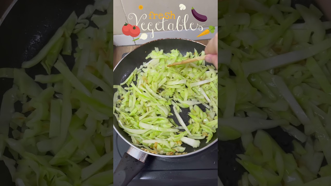 A simple fried noodles vlog