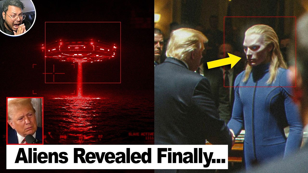 Donald Trump with Real Aliens‼️😱 New UFO Sightings & Alien Footage...