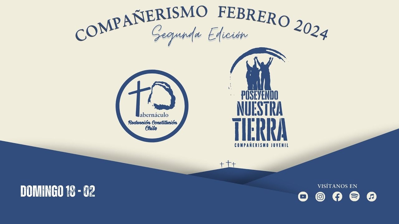 Domingo 2024 1802 - Pastor Pedro Peralta - Compañerismo Juvenil Febrero 2024