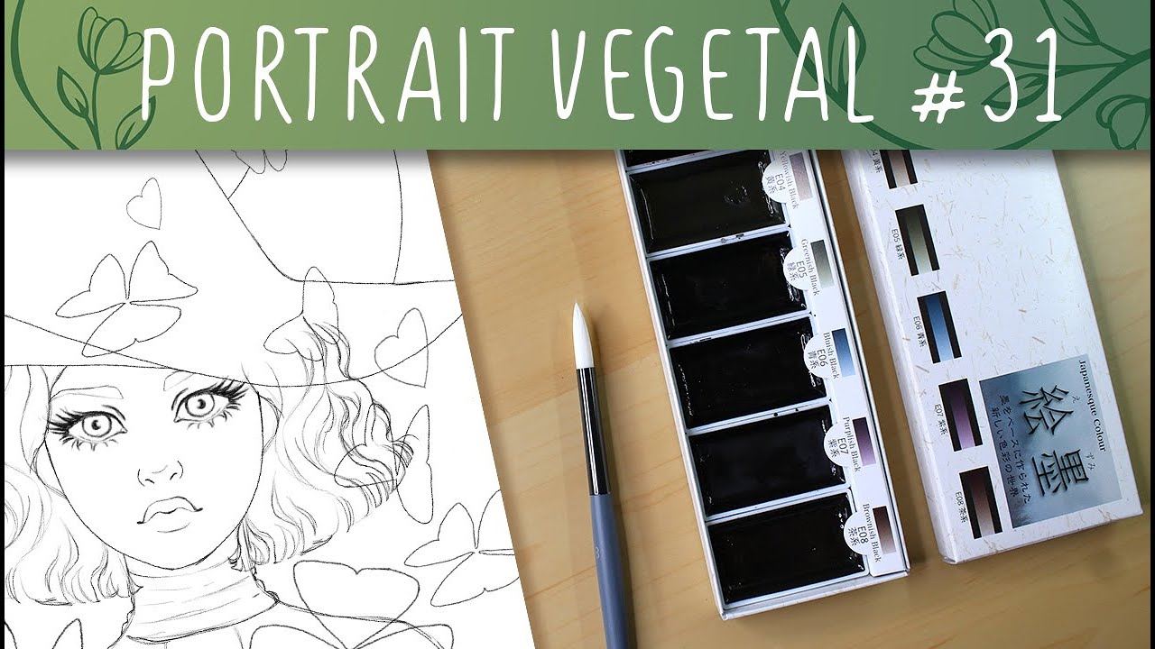 #31 Portrait Végétal Challenge VS Aquarelle Boku-Undo