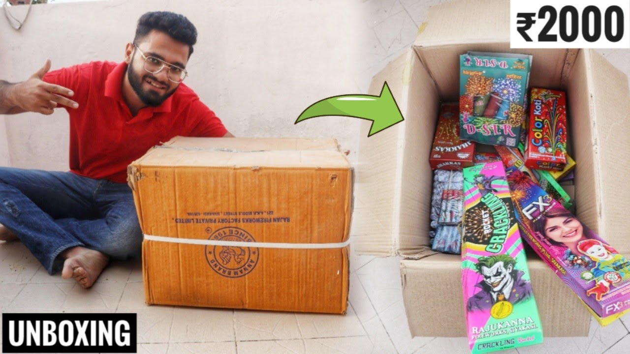 2025 Diwali Crackers Stash Giftbox Unboxing Worth ₹2000🚀