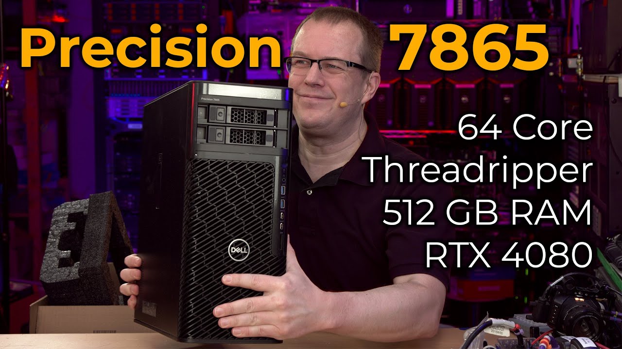 Shoving an RTX 4080 into a Dell Precision T7865