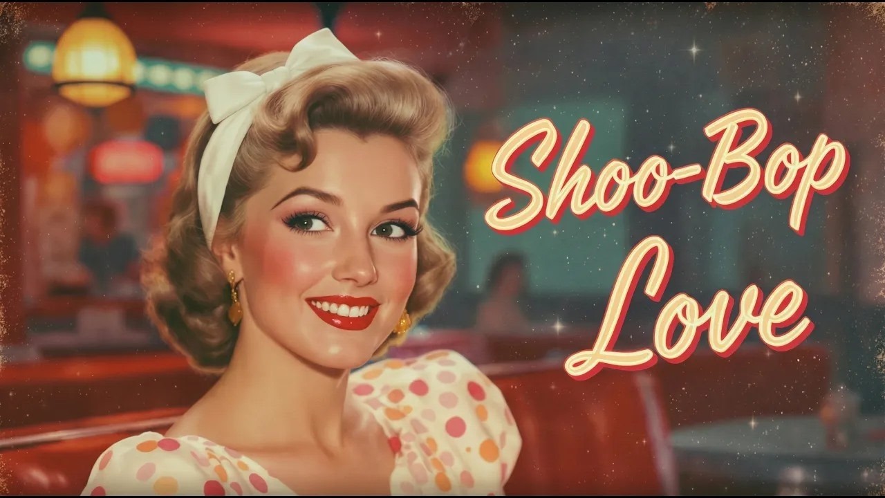 Shoo- Bop Love | 1950s Retro Love Songs (Vintage Catoon Music Video)