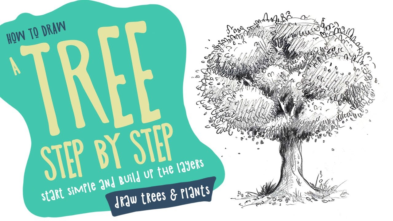 How To Draw A Tree - Step By Step Drawing Guide