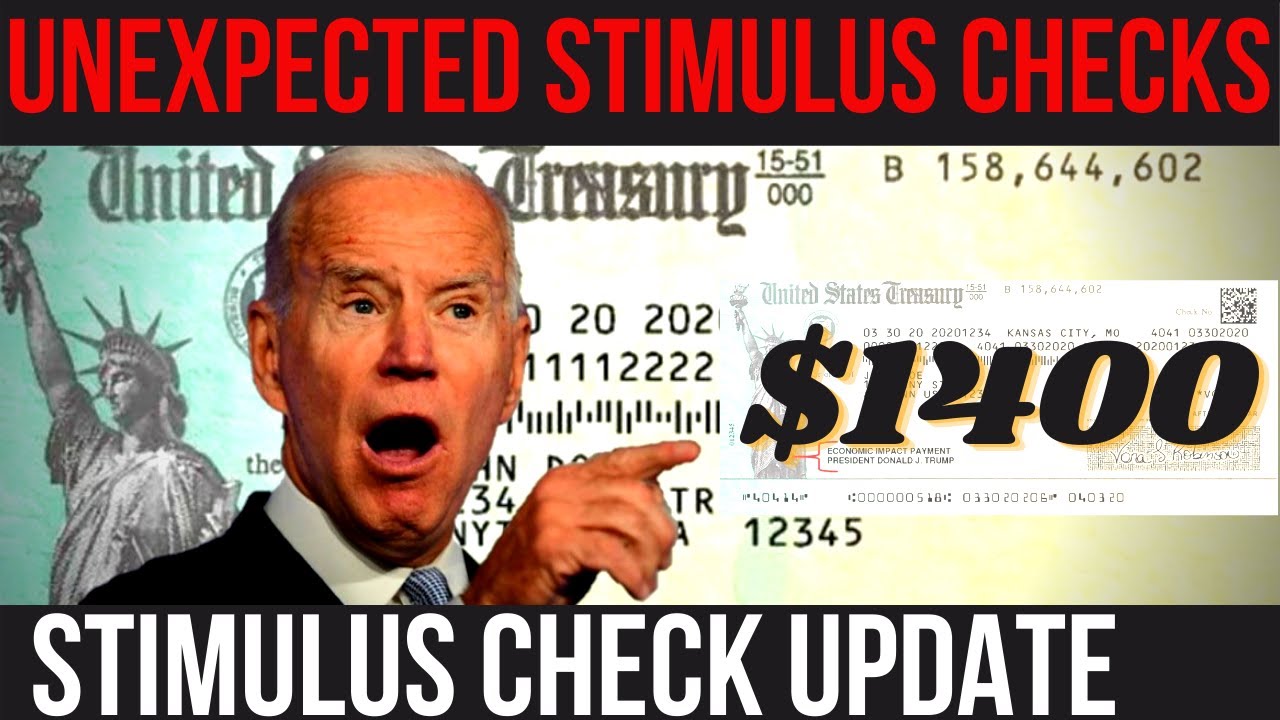 UNEXPECTED $500-$1400 STIMULUS CHECKS! 4th Stimulus Check + 36 States Alter Unemployment
