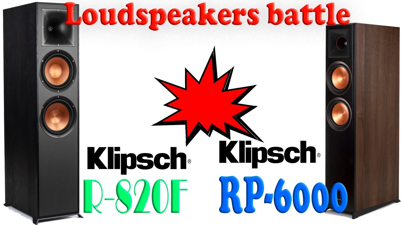 Klipsch RP-6000 vs R-820F