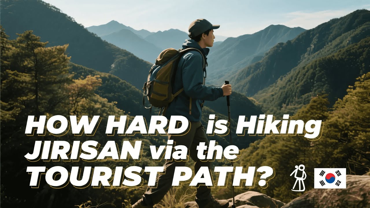 HOW HARD is hiking JIRISAN via the TOURIST PATH? (Korea Tourist Places), South Korea 🇰🇷