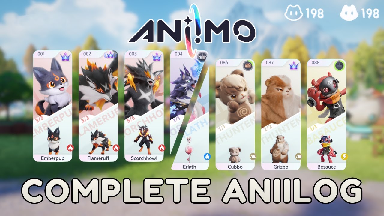 Aniimo - Complete Aniilog, all Varients from CBT2