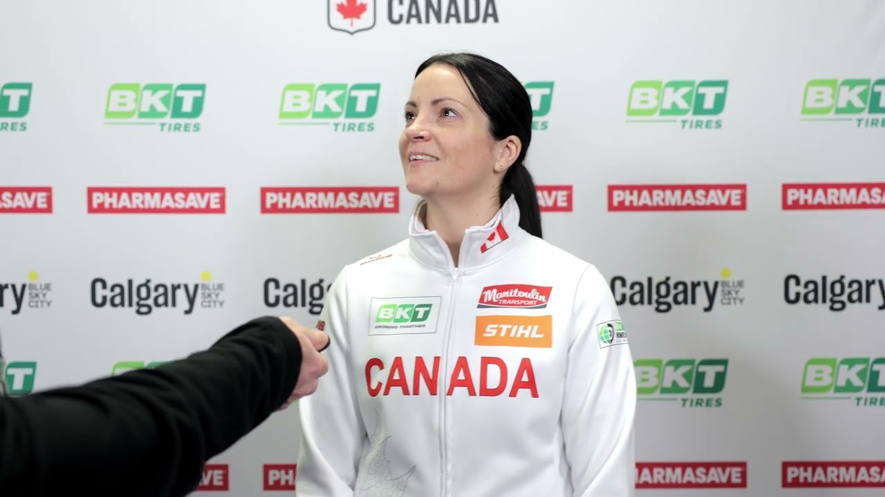 Media Scrum - Draw 2 - 2026 BKT World Women’s Curling Championship