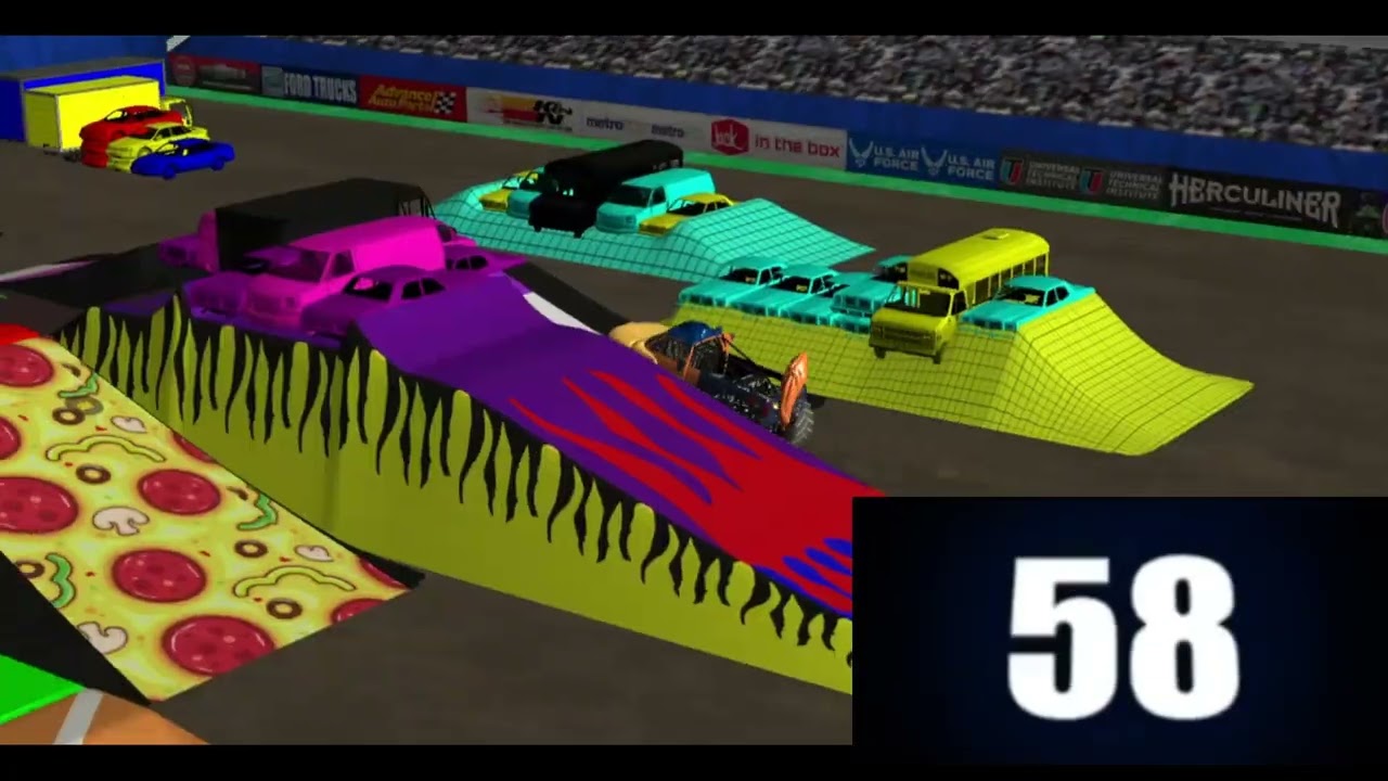 Rigs Of Rods Monster Jam Path Of Destruction 2025 Tour: Orlando 2025  [FULL SHOW]