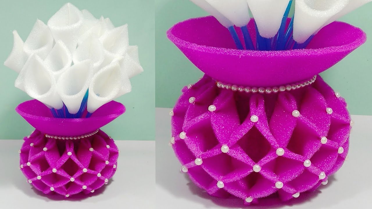 GULDASTA/Guldasta banane ki Vidhi/NEW DESIGN FOAM GULDASTA/WASTE PLASTIC BOTTEL GULDASTA/FOAM& BOTTL