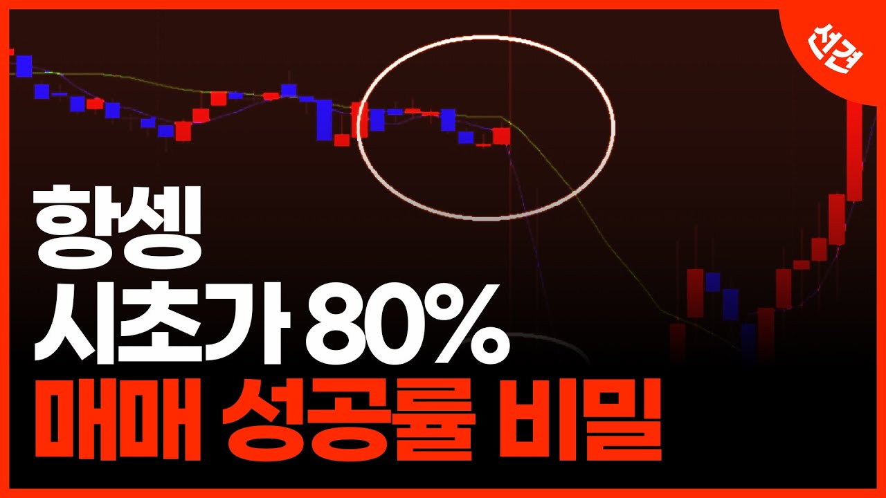 해외선물 이 공식만 깨우치신다면 항셍 시초가 매매 승률 80% 이상 나옵니다