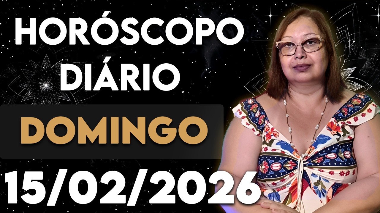 HOROSCOPO DO DIA PREVISAO DIARIA 15 02 2026 SIGNOS Cigana Carmencita