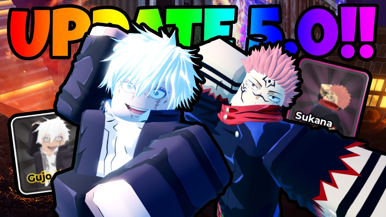 My *CRAZIEST* UPDATE EXPERIENCE YET!!! Anime Warriors 3 Update 5.0 (SHINY GOJO HATCHED)