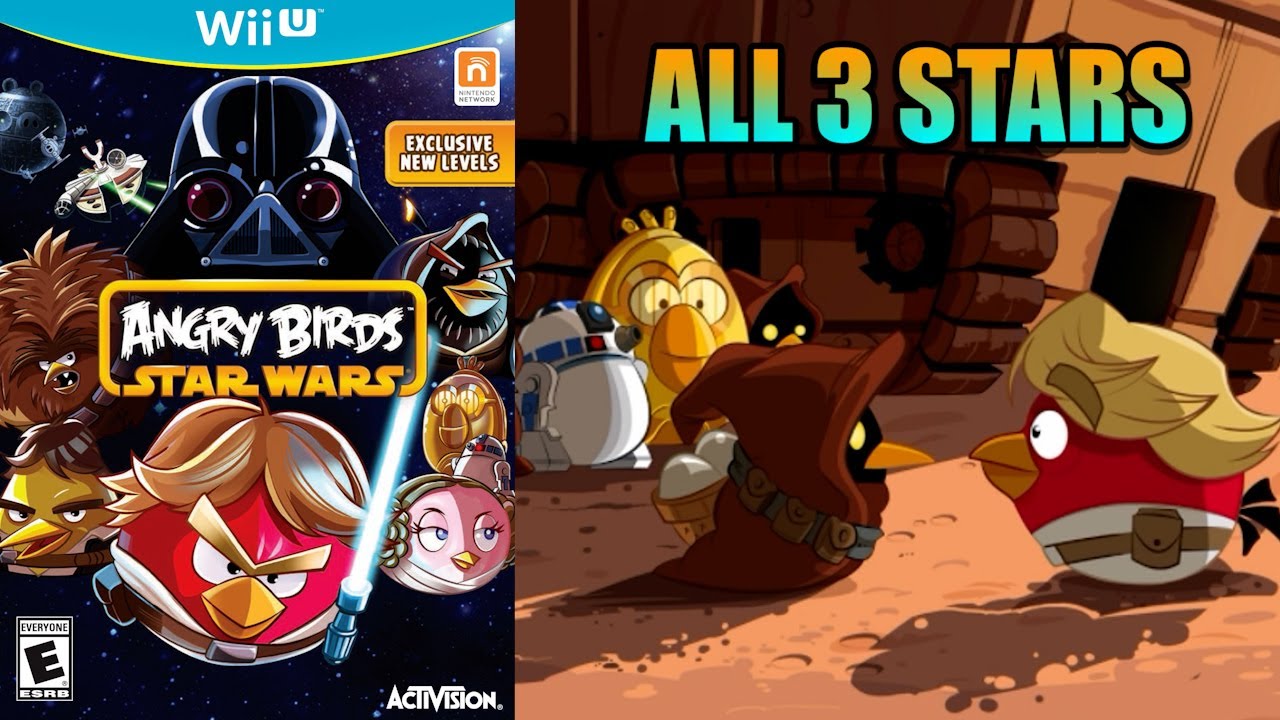 Angry Birds Star Wars (All 3 Stars) [26] Wii u Longplay