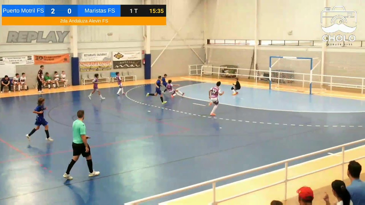 Futbol sala - Puerto Motril FS vs Maristas FS - 2da Andalusa Alevin