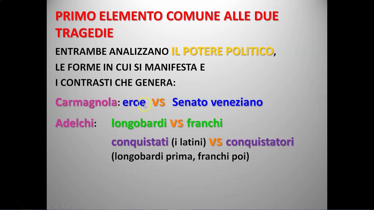 ALESSANDRO MANZONI, LE TRAGEDIE