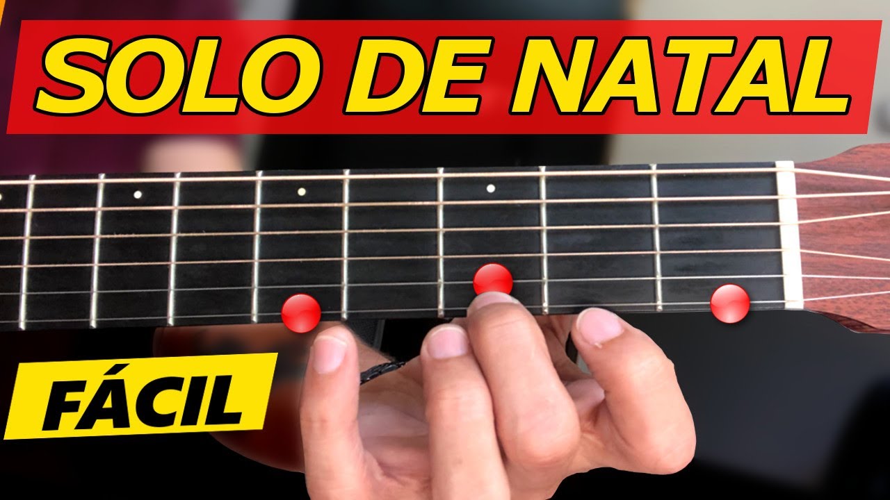 Como tocar SOLO DE NATAL no viol&atilde;o de 2 maneiras - Noite feliz!! Aula imperd&iacute;vel🎸👊😉
