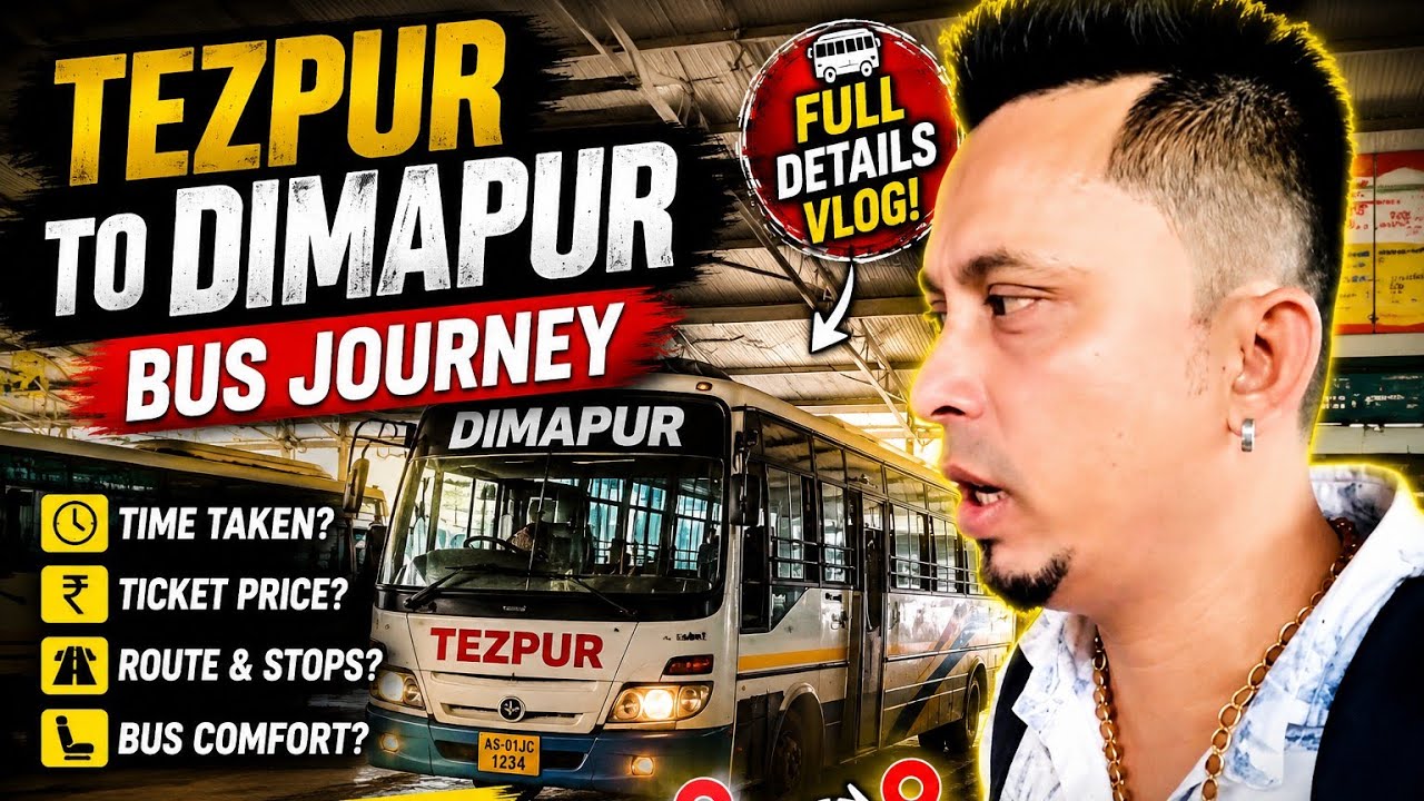 Tezpur to Dimapur bus journey 🚌🚌 #akashbagdash #blogvideo