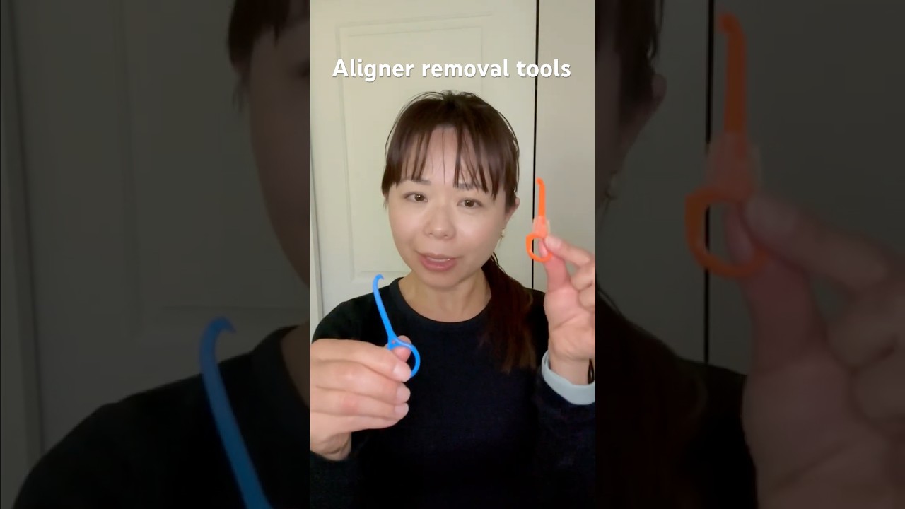 Trying out aligner remover tools 