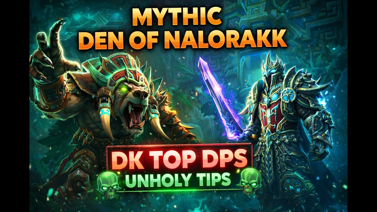 How Unholy DK DOMINATES Mythic Den of Nalorakk (Top DPS Tips)
