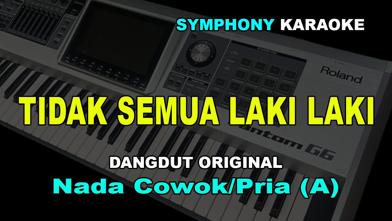 TIDAK SEMUA LAKI LAKI KARAOKE NADA COWOK/PRIA
