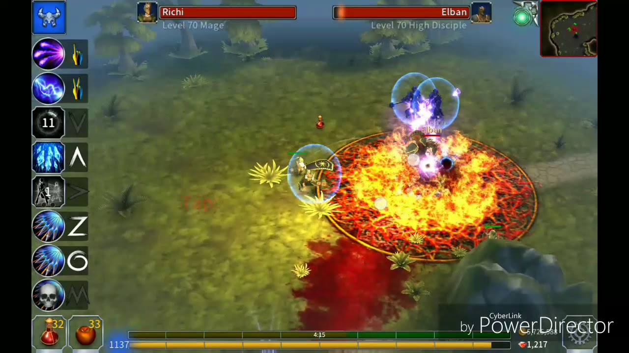 Eternium. 98 trial full run. Mage, android pull.