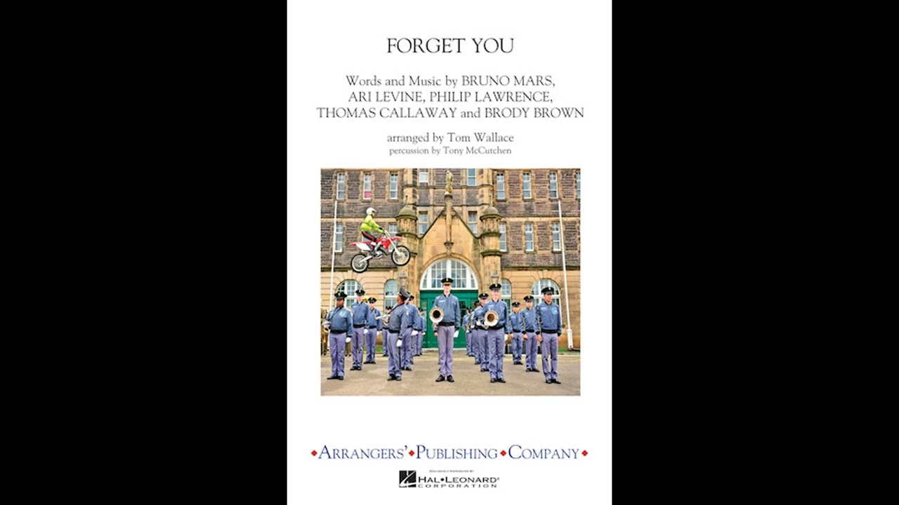 Forget You - Tom Wallace, arr.