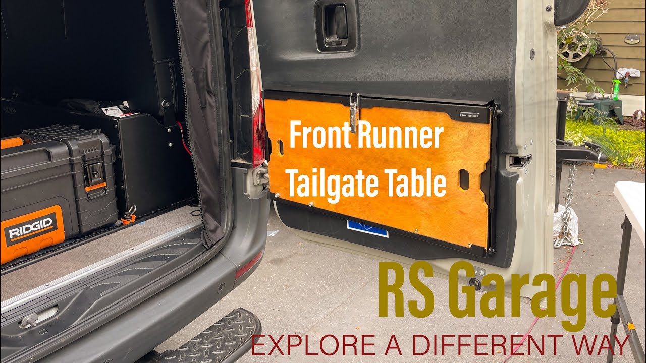 [Sprinter 4x4] Front Runner: DROP DOWN TAILGATE TABLE for Sprinter van