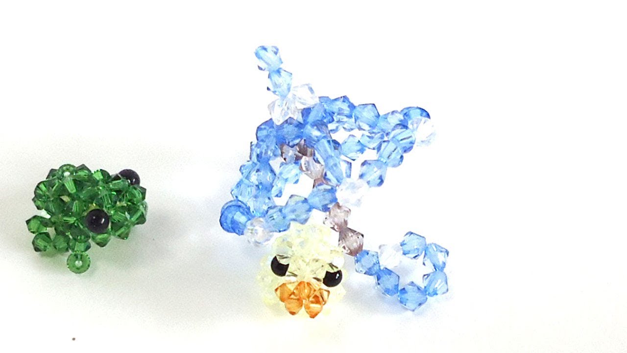 かさの作り方 Umbrella, How to make beaded 【わんこビーズ r097】