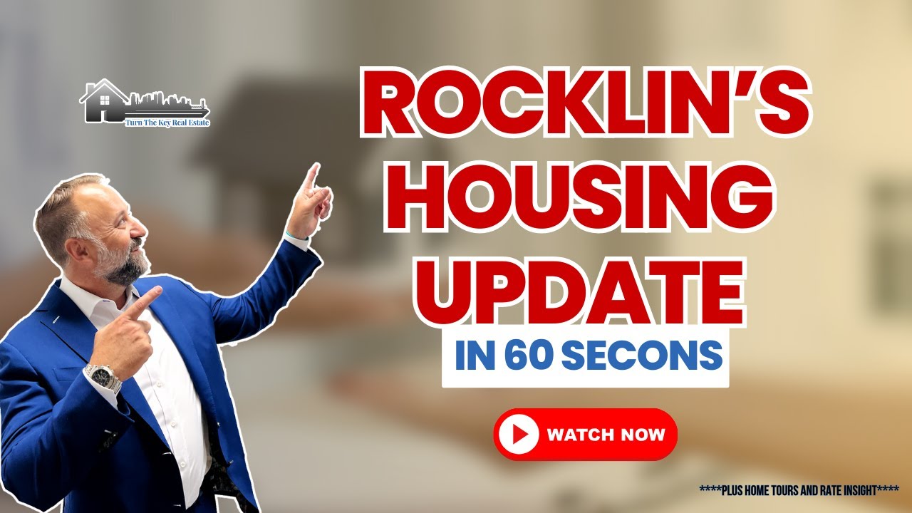 Rocklin Real Estate Housing Update 🏡✨ #turnthekeyre #realestatemarket #realestate #rocklinrealestate